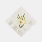 ヴィンテージ白蓮 縁ありカクテルナプキン (角)