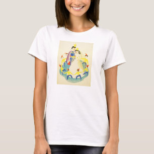 ヴィンテージ白雪姫と七人のポスター Tシャツ