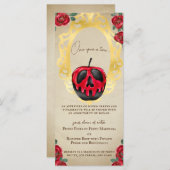 ヴィンテージ白雪童話毒リンゴ メニュー (正面/裏面)