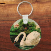 ヴィンテージ白鳥の湖 キーホルダー (正面)