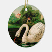 ヴィンテージ白鳥の湖 セラミックオーナメント (左)