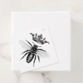 ヴィンテージ白黒の花嫁へ フェイバータグ (インサイチュ)