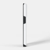 ヴィンテージ白黒の蝶 iPhoneケース (右側面)