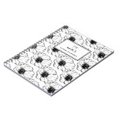 ヴィンテージ白黒アノネス柄ノートブック ノートブック (左側)