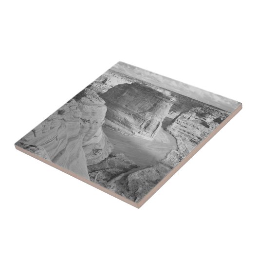 ヴィンテージ白黒アンセルアダムスキャニオン写真 タイル (側面)