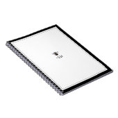 ヴィンテージ白黒アンティークビーモノグラム ノートブック (右側)