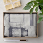 ヴィンテージ白黒カントリー素朴ジャグ 薄葉紙 (ギフト)