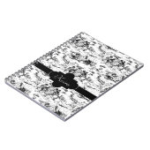 ヴィンテージ白黒カントリー ノートブック (左側)