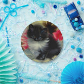 ヴィンテージ白黒キットン絵画ズ ペーパープレート (パーティー)