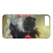 ヴィンテージ白黒キットン絵画ズ Case-Mate iPhoneケース (裏面(横))