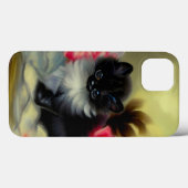 ヴィンテージ白黒キットン絵画ズ Case-Mate iPhoneケース (裏面 (横))