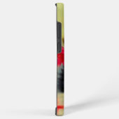 ヴィンテージ白黒キットン絵画ズ SAMSUNG GALAXYケース (右側面)