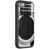 ヴィンテージ白黒ギター Case-Mate iPhoneケース (裏面/右)