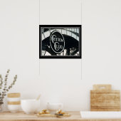 ヴィンテージ白黒コットンクラブプリント16 x 20 ポスター (キッチン)