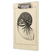 ヴィンテージ白黒コンチシェル クリップボード (左)