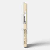 ヴィンテージ白黒コンチシェル Case-Mate iPhoneケース (裏面 / 左)