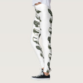 ヴィンテージ白黒シューズ レギンス (左)