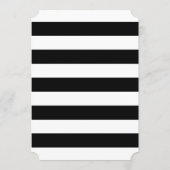 ヴィンテージ白黒シルバーウェア結婚ズ メニュー (裏面)