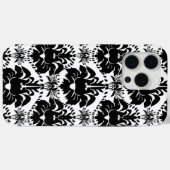 ヴィンテージ白黒ダマスク Case-Mate iPhoneケース (裏面 (横))