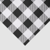 ヴィンテージ白黒バッファロープレイド 薄葉紙 (詳細)