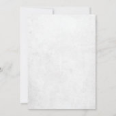 ヴィンテージ白黒ブライダルシャワー招待 招待状 (裏面)