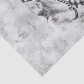 ヴィンテージ白黒レトロガール水玉模様ビキニ 薄葉紙 (詳細)