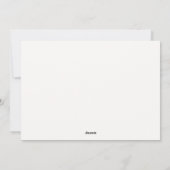 ヴィンテージ白黒猫ハロウィンゴシックフローラ シーズンカード (裏面)