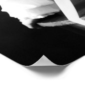 ヴィンテージ白黒真珠 ポスター (角)