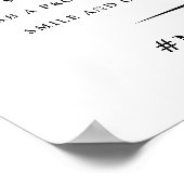 ヴィンテージ白黒結婚写真館 ポスター (角)