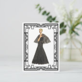 ヴィンテージ白黒1940年代スイスのドットトゥルガウン ポストカード (スタンド正面)