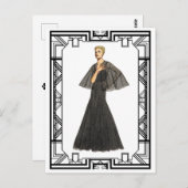 ヴィンテージ白黒1940年代スイスのドットトゥルガウン ポストカード (正面/裏面)