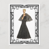 ヴィンテージ白黒1940年代スイスのドットトゥルガウン ポストカード (正面)