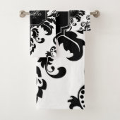 ヴィンテージ白黒 バスタオルセット (インサイチュ)