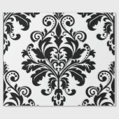 ヴィンテージ白黒 ラッピングペーパー (フラット)