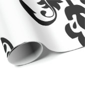 ヴィンテージ白黒 ラッピングペーパー (ロールコーナー)