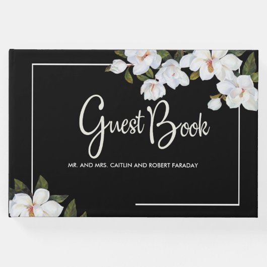 ヴィンテージ白 ゲストブック (正面)