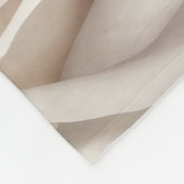 ヴィンテージ白 フリースブランケット (角)