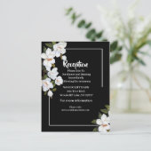 ヴィンテージ白 案内ポストカード (スタンド正面)