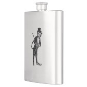 ヴィンテージ的なオペラキャット フラスク (左)