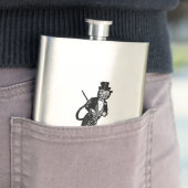 ヴィンテージ的なオペラキャット フラスク (インサイチュ)