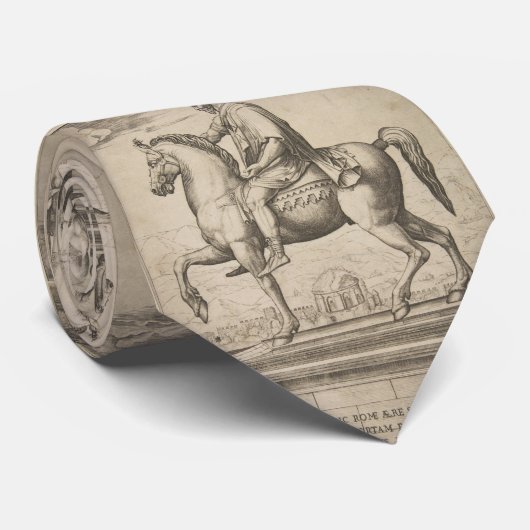 ヴィンテージ皇帝のマーカスAureliusのイラストレーション ネクタイ (ロール)
