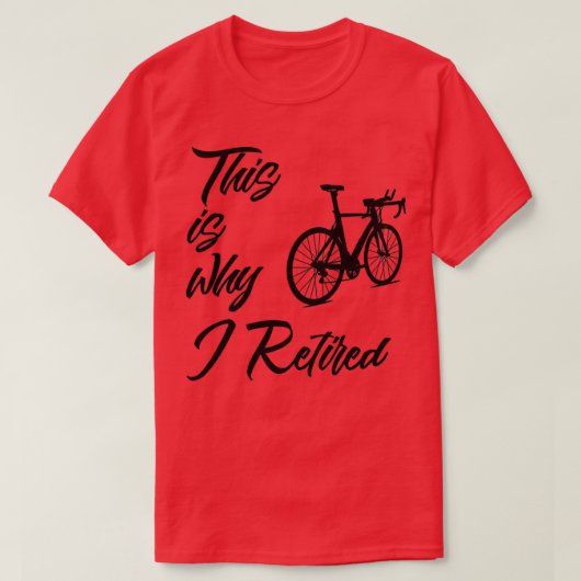 ヴィンテージ皮肉サイク退職したリスト Tシャツ (デザイン正面)