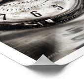 ヴィンテージ目覚まし時計ポスター ポスター (角)