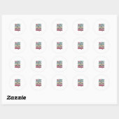 ヴィンテージ看護師スクラブ体温命を救うシャツ ラウンドシール (シート)