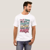 ヴィンテージ看護師スクラブ体温命を救うTシャツ Tシャツ (正面フル)