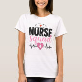 ヴィンテージ看護師チームTシャツ | 面白い看護師卒業式ギフト Tシャツ (正面)