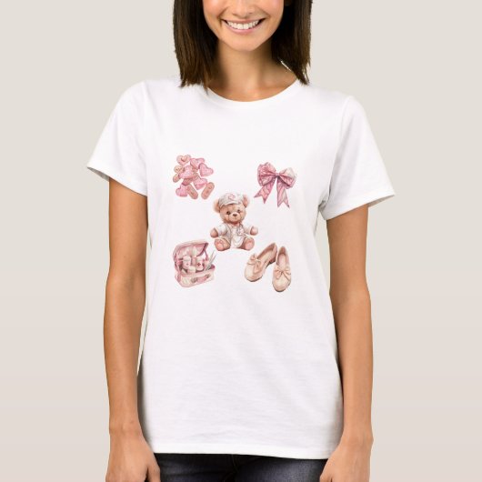 ヴィンテージ看護師テーマ Tシャツ (正面)