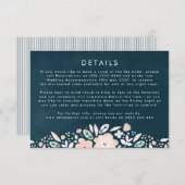 ヴィンテージ真中フローラ結婚の方向 エンクロージャーカード (正面/裏面)