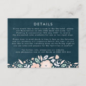 ヴィンテージ真中フローラ結婚の方向 エンクロージャーカード (正面)