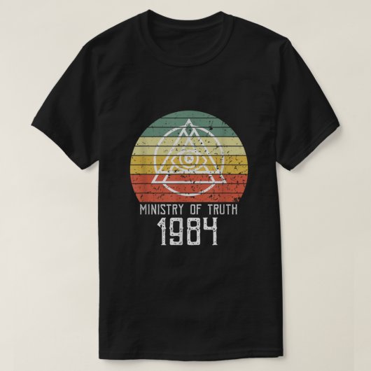 ヴィンテージ真実省1984恋人 Tシャツ (デザイン正面)